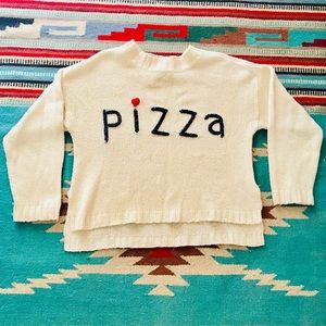 Wildfox Pizza Knit Sweater